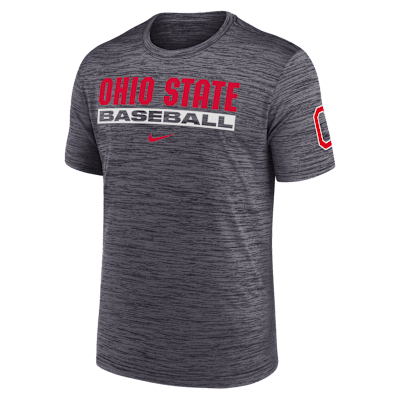 Ohio State Buckeyes Velocity Baseball Wordmark Stack