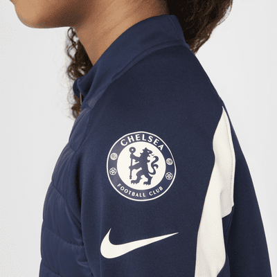 Chelsea F.C. Academy Winter Warrior Older Kids' Nike Therma-FIT Football Drill Top