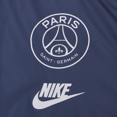 Chamarra de fútbol con gorro de tejido Woven Nike para mujer Paris Saint-Germain Essential Repel