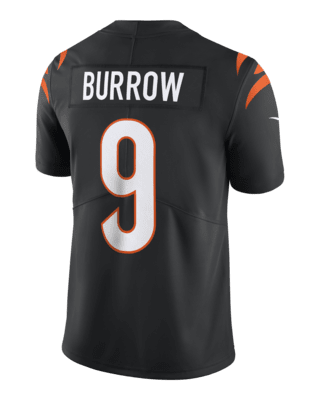 Cincinnati Bengals Joe Burrow Youth Game Black Nike Football Jersey