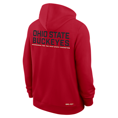 Ohio State Sideline Men's Nike Dri-FIT College Full-Zip Hoodie