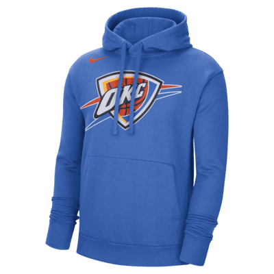 Oklahoma City Thunder Nike Men's NBA Fleece Pullover Hoodie in Blue, Size: XL | DN8640-403