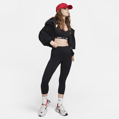 Leggings cropped de tiro alto para mujer Nike One