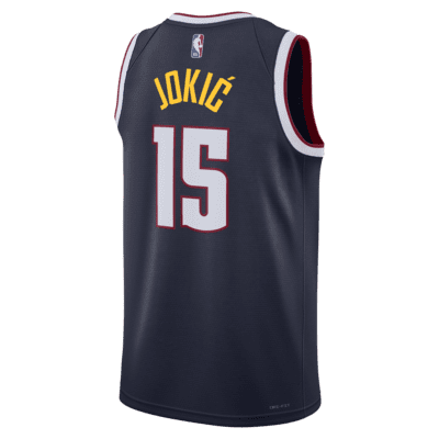 Jersey Nike Dri-FIT de la NBA Swingman para hombre Denver Nuggets Icon Edition 2022/23