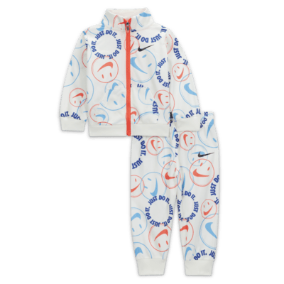 Nike Smiley Swoosh Printed Tricot Set Baby Tracksuit