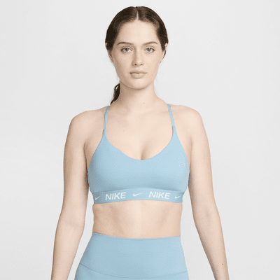 Brassière de sport réglable rembourrée à maintien léger Nike Indy pour femme