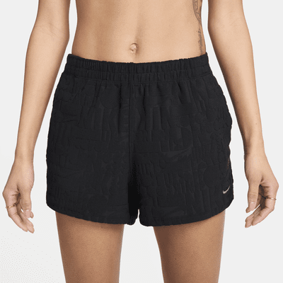 Shorts para salida de baño para mujer Nike Swim Retro Flow