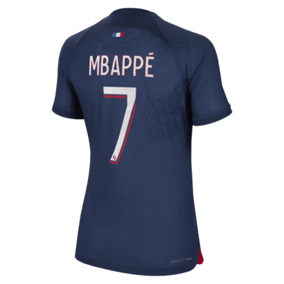 Kylian Mbappe Paris Saint-Germain 2023/24 Match Home Women's Nike Dri ...