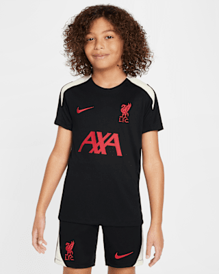 Подростковые шорты Liverpool FC Strike Special Edition Big Kids' Nike Dri-FIT Soccer Short-Sleeve Knit Top