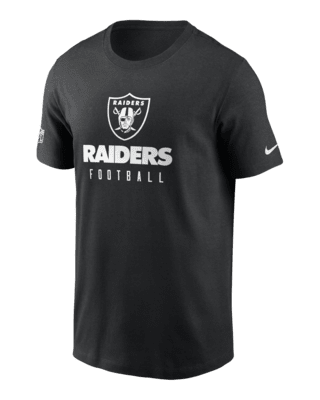 Nike Men's Dri-Fit Sideline Team (NFL Las Vegas Raiders) Long-Sleeve T-Shirt in Black, Size: Small | 00LX00A8D-0BI