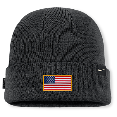Gorro con dobladillo universitario Nike para hombre Texas 2025 Military Appreciation