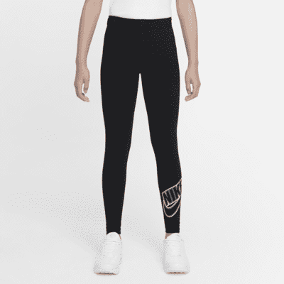 Nike Older Girls Dry-Fit One Leggings - Blue | Life Style Sports IE