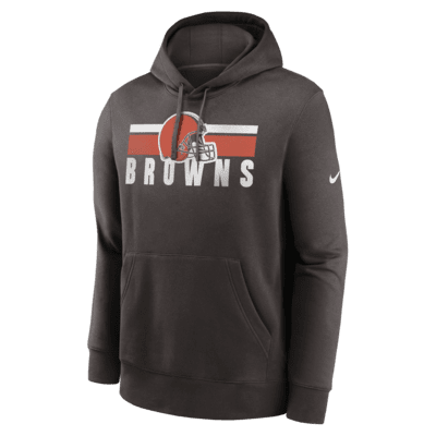 Nike Logo Club (NFL Cleveland Browns) Women's Pullover Hoodie.