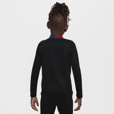 Haut d'entraînement de foot Nike Dri-FIT FC Barcelona Academy Pro pour enfant