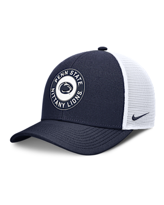 Мужские  Penn State Primetime Rise Nike Dri-FIT College Trucker Adjustable Hat