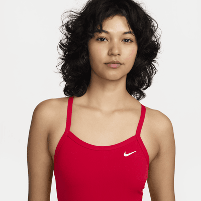Traje de baño de una pieza con espalda deportiva para mujer Nike HydraStrong