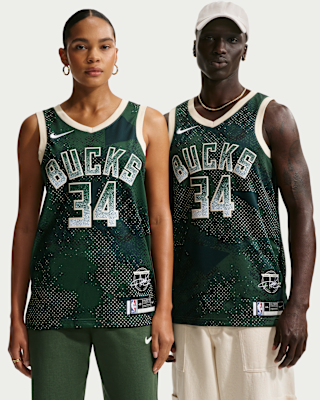 Мужские джерси Giannis Antetokounmpo Milwaukee Bucks 2025/26 Select Series Nike Dri-FIT NBA Swingman Jersey