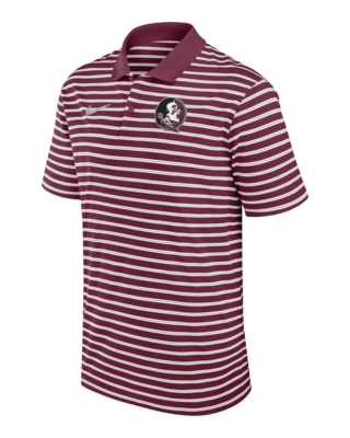 Мужские  Florida State Seminoles Primetime Victory Striped Nike Dri-FIT College Polo