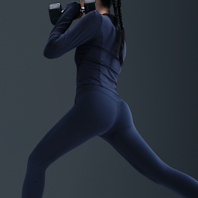 Nike Universa Women's High-Waisted 7/8 Leggings with No Front Seam