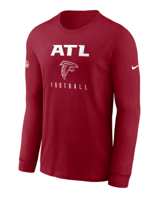 NEW Atlanta Falcons Nike Dri-Fit Red Tee T-Shirt Men's Size Men&