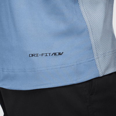 Nike Tour Dri-FIT ADV-Golfoberteil mit Halbreißverschluss für Herren