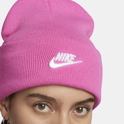 Nike Peak Futura beanie met hoge omslag