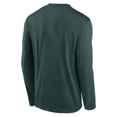 Michigan State Courtside Basketball Shootaround Legend Men's Nike Dri-FIT College Long-Sleeve T-Shirt