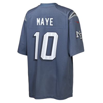 Drake Maye New England Patriots Rivalries Collection Big Kids' Nike NFL Game Jersey