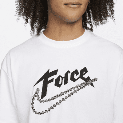 Playera de básquetbol para hombre Nike Force Swoosh