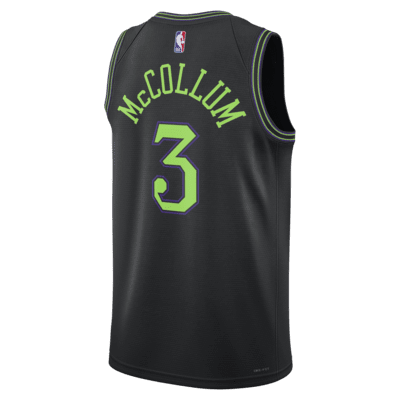 Jersey Nike Dri-FIT Swingman de la NBA para hombre CJ McCollum New Orleans Pelican City Edition 2023/24