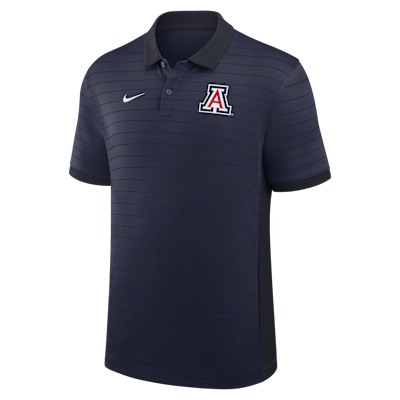 Polo universitario Nike Dri-FIT para hombre Arizona Sideline Victory Stripe