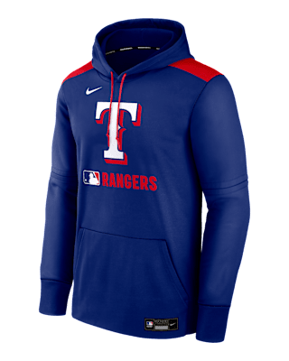 Мужское худи Texas Rangers Authentic Collection Nike Therma MLB Pullover Hoodie