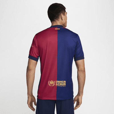 FC Barcelona 2024/25 Stadium Home Replika-Fußballtrikot mit Nike Dri-FIT-Technologie (Herren)