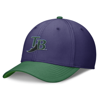 Tampa Bay Rays Rewind Cooperstown Swoosh Men's Nike Dri-FIT MLB Hat.