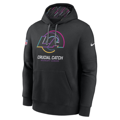 Los Angeles Rams Crucial Catch Club Men's Nike NFL Pullover Hoodie