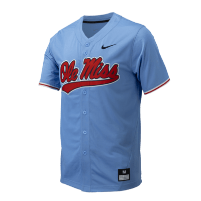 Jersey de béisbol universitario Nike Replica para hombre Ole Miss