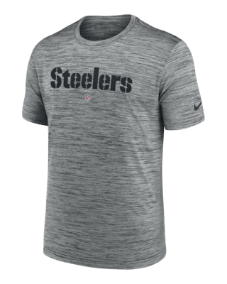 Nike Men's Pittsburgh Steelers Sideline Velocity T-Shirt - Black - M Each