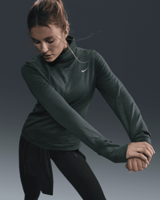 Женские  Nike Therma-FIT Swift Element Turtleneck Top для бега