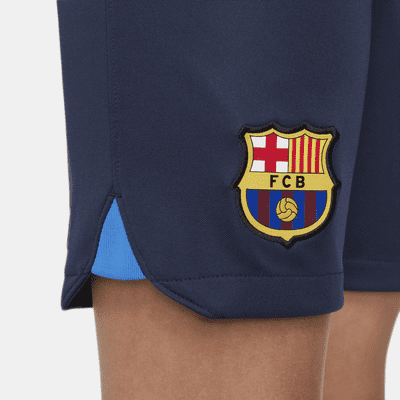 Shorts de fútbol Nike Dri-FIT para niños talla grande del FC Barcelona local 2022/23 Stadium