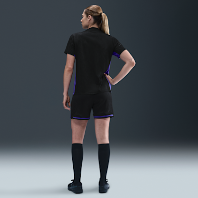 Haut de foot d'avant-match à manches courtes Kobe Dri-FIT FC Barcelona Academy Pro Extérieur pour femme