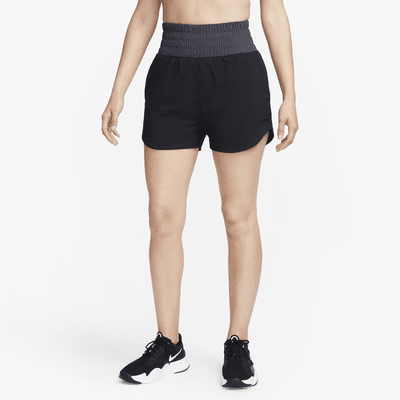 Shorts con forro de ropa interior Dri-FIT de tiro ultraalto de 8 cm para mujer Nike One SE