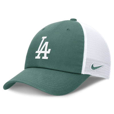 Gorra de rejilla Nike de la MLB ajustable para hombre Los Angeles Dodgers Bicoastal Club