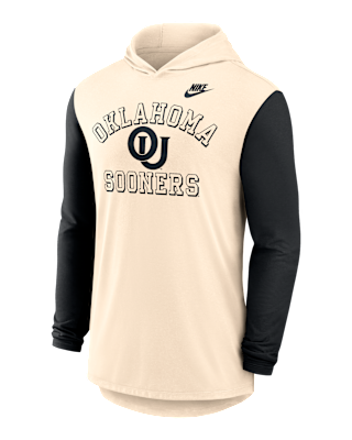 Мужская футболка Oklahoma Legacy Nike Dri-FIT College Long-Sleeve Hooded