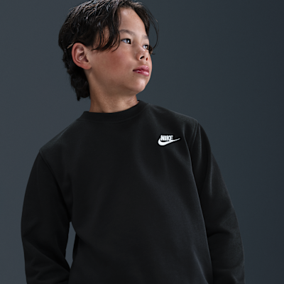 Nike Sportswear Club Fleece Older Kids' Crew-Neck Sweatshirt