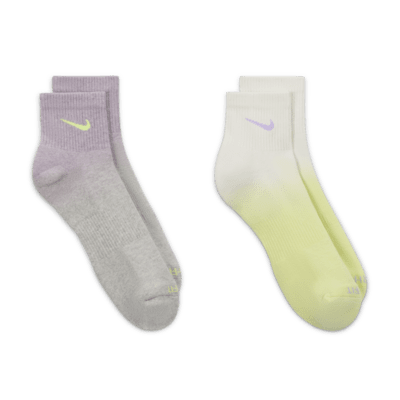 Nike Everyday Plus Cushioned Ankle Socks (2 Pairs). Nike Uk