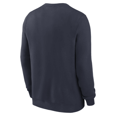 Sudadera sin cierre de cuello redondo de la NFL Nike para hombre Chicago Bears Club