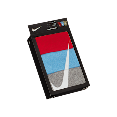 Zestaw body dla niemowląt (0-6 M) Nike (3 szt.)