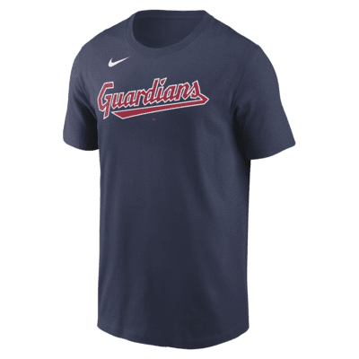 Cleveland Indians Nike Baseball Sports Apparel Tshirt Clothing Large Navy  Blue