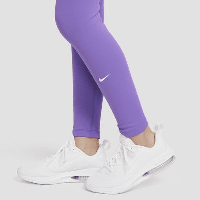 Nike One Big Kids' (Girls') Dri-FIT High-Waisted Leggings