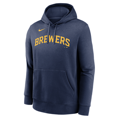 Christian Yelich Milwaukee Brewers Club Men's Nike MLB Pullover Hoodie